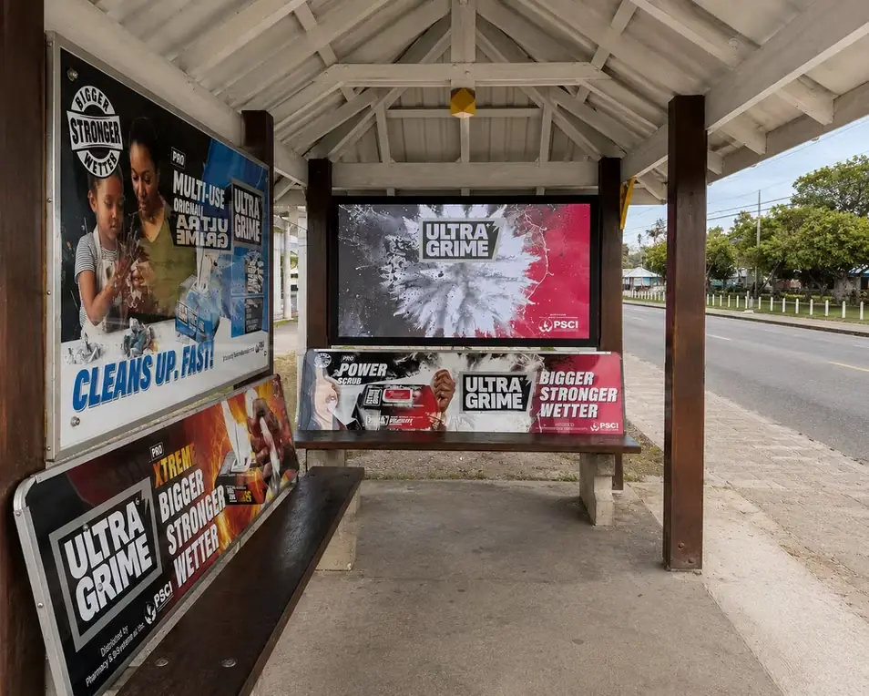 Oistins Jumbo Bus Shelter PSCI ULTRA Grime